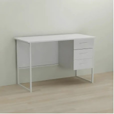 Письмовий стіл Ferrum-decor Гаррі 75x140x70 білий ДСП Біле 16мм (FRD-101011)