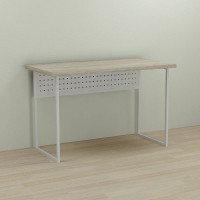 Письменный стол Ferrum-decor Майк 76x100x60 белый ДСП Дуб Сонома 32мм (FRD-101303)