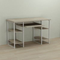 Письмовий стіл Ferrum-decor Тім 76x120x70 білий ДСП Дуб Сонома 32мм (FRD-101377)