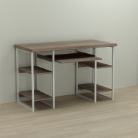 Письменный стол Ferrum-decor Тим 76x140x70 белый ДСП Дуб Сонома Трюфель 32мм (FRD-101388)