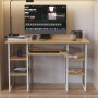 Комп'ютерний стіл Ferrum-decor Тім 75x120x70 білий ДСП Дуб Сан-Марино 16мм (FRD-101374) - фото 1