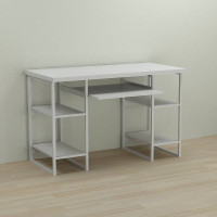 Письмовий стіл Ferrum-decor Тім 76x120x70 білий ДСП Біле 32мм (FRD-101376)