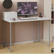Письмовий стіл Ferrum-decor Ханна 75x100x60 сірий ДСП Біле 16мм (FRD-101391)