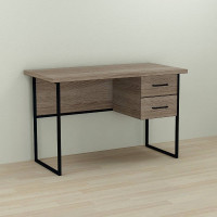 Письменный стол Ferrum-decor Дакота 76x120x70 черный ДСП Дуб Сонома Трюфель 32мм (FRD-101951)