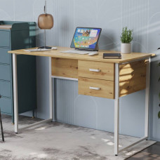 Комп'ютерний стіл Ferrum-decor Дакота 75x120x70 білий ДСП Дуб Сан-Марино 16мм (FRD-102119)