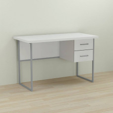 Письмовий стіл Ferrum-decor Дакота 76x120x70 сірий ДСП Біле 32мм (FRD-102343)