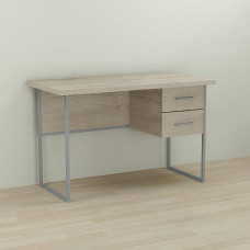 Письмовий стіл Ferrum-decor Дакота 76x120x60 сірий ДСП Дуб Сонома 32мм (FRD-102316)