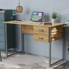 Комп'ютерний стіл Ferrum-decor Дакота 75x120x60 сірий ДСП Дуб Сан-Марино 16мм (FRD-102313)
