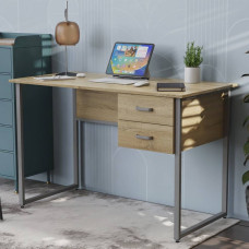 Письмовий стіл Ferrum-decor Дакота 75x140x60 сірий ДСП Дуб Сонома 16мм (FRD-102321)