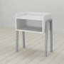 Тумба модульная Ferrum-decor Джузи 540x450x320 металл Серый ДСП Белое 16 мм (FRD-102982) - фото 1