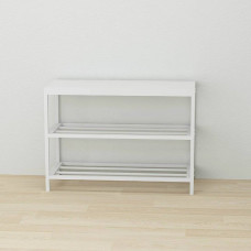 Банкетка универсальная Ferrum-decor Слайм 45x63x26 белый ДСП Белое 16мм (FRD-104075)