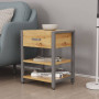 Тумба универсальная Ferrum-decor Вивьен 1/2 50x41x40 серый ДСП Дуб Артизан 16мм (FRD-104135) - фото 1
