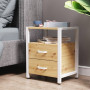 Тумба универсальная Ferrum-decor Вивьен 2/2 50x41x40 белый ДСП Дуб Сан-Марино 16мм (FRD-104162) - фото 1