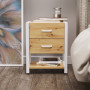 Тумба универсальная Ferrum-decor Вивьен 2/1 50x41x40 белый ДСП Дуб Сан-Марино 16мм (FRD-104177) - фото 1