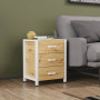 Тумба універсальна Ferrum-decor Вів'єн 3 50x41x40 білий ДСП Дуб Сан-Марино 16мм (FRD-104192) - фото 1