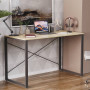 Письменный стол Ferrum-decor Серии Конект 75x120x600 черный ДСП Дуб Сонома 16мм (FRD-104204) - фото 1