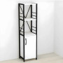Етажерка 3/34 Ferrum-decor Серії Конект із тумбою 144x34x28 Чорний ДСП Біле (FRD-104421) - фото 1