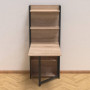 Стіл книжка з етажеркою Практик 2 Ferrum-decor 1555x640x990 Чорний метал ДСП Дуб Сонома 16 мм (FRD-104628) - фото 1