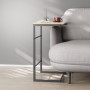 Столик приставний Террі Ferrum-decor 650x440x330 Чорний метал ДСП Дуб Сан-Марино 16 мм (FRD-104649) - фото 1