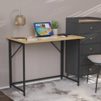 Стол раскладной Морис Ferrum-decor 750x1000x600 Черный металл ДСП Дуб Артизан 16 мм (FRD-104674)