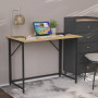 Стол раскладной Морис Ferrum-decor 750x1000x600 Черный металл ДСП Дуб Артизан 16 мм (FRD-104674) - фото 1