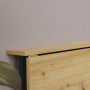 Стол раскладной Морис Ferrum-decor 750x1000x600 Черный металл ДСП Дуб Артизан 16 мм (FRD-104674) - фото 3