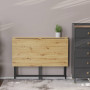 Стол раскладной Морис Ferrum-decor 750x1000x600 Черный металл ДСП Дуб Артизан 16 мм (FRD-104674) - фото 4