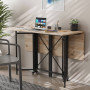 Стол-книжка трансформер Спайдер Ferrum-decor 750x1150x880 Черный металл ДСП Дуб Сан-Марино 16 мм (FRD-105089) - фото 1