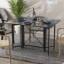 Стол-книжка трансформер Спайдер Ferrum-decor 750x1150x880 Черный металл ДСП Сосна Кембра 16 мм (FRD-105090) - фото 1