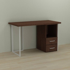 Комп'ютерний стіл Ferrum-decor Отто 75x100x60 білий ДСП Венге 32мм (FRD-105997)