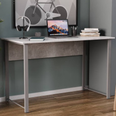 Стол письменный Курт Ferrum-decor 75x100x60 Серый металл ДСП Бетон 32 мм (FRD-106620)