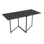 Стіл трансформер книга Панама Ferrum-decor 75x148x68 Чорний метал ДСП Сосна Кембра 16 мм (FRD-106826) - фото 2