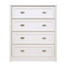 Комод в спальню Гербор Салерно KOM4S Білий (GRB-1148)