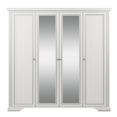 Шафа розпашна з ящиками Гербор Вайт 4D(2S) Ясен сніжний/Сосна срібна (GRB-1414)