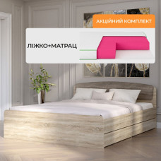 Комплект кровать двуспальная Астория и Матрас Koala Sweet 160х200 см (EVR-2489-ISM-051076)