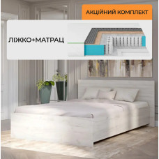 Комплект ліжко двоспальне Соната-1600 і Матрац Koala Dream 160х200 см (EVR-2679-ISM-051024)