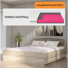 Комплект кровать двуспальная Астория и Матрас Koala Bambo 160х200 см (EVR-2489-ISM-051154)