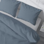 Постільна білизна LeLIT, Мікрофібра, Сірий з синім, Сімейний, P-0124 - фото 5