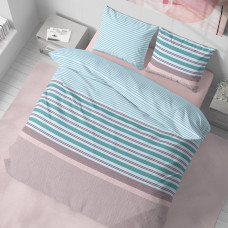 Постільна білизна LeLIT, Поплін, Рожево-Блакитний, Двоспальний, L-2041
