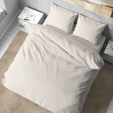 Постільна білизна LeLIT, Полісатин, Молочний, Півтораспальний P-0162