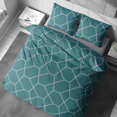 Комплект постельного белья Полисатин LeLIT Р-0206 Евро (LLT-111077)
