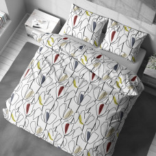 Комплект постельного белья Полисатин LeLIT Р-0204 Двуспальная (LLT-111146)