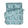 Постільна білизна LeLIT, Мікрофібра, Темно-Бірюзовий, Сімейний P-0136 - фото 2