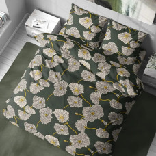 Постільна білизна LeLIT P-0160, Полісатин, Зелений, Двоспальний