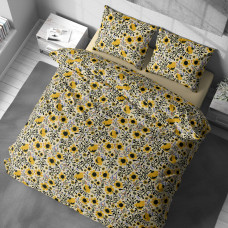 Комплект постельного белья Полисатин LeLIT Р-0205 Евро (LLT-111076)