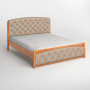 Односпальне дерев'яне ліжко Mebigrand Мехіко Вільха/Аляска 23 (Бежевий) 80х190 см (MBG-11962) - фото 2