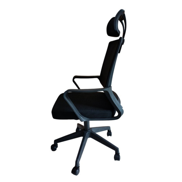 Кресло компьютерное с подлокотниками и подголовником Perfect Home OC - 8330 Черный (PFH - 092057)