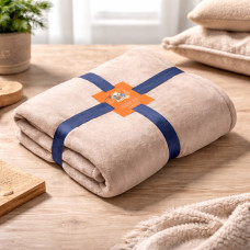 Плед покрывало Lelit Фланель Велсофт Бежевый 150/200 (LLT-111458)