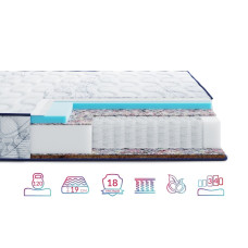 Матрац Highfoam Largo Pocket Cocos New 140x200 см (EVR-073709)