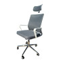 Крісло комп'ютерне з підлокітниками та підголовником Perfect Home OC-8330W Cірий (PFH-092059) - фото 4